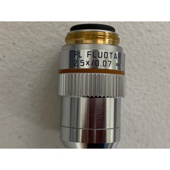 Leica 567010 PL FLUOTAR 2.5x/0.07 Microscope Objective Lens